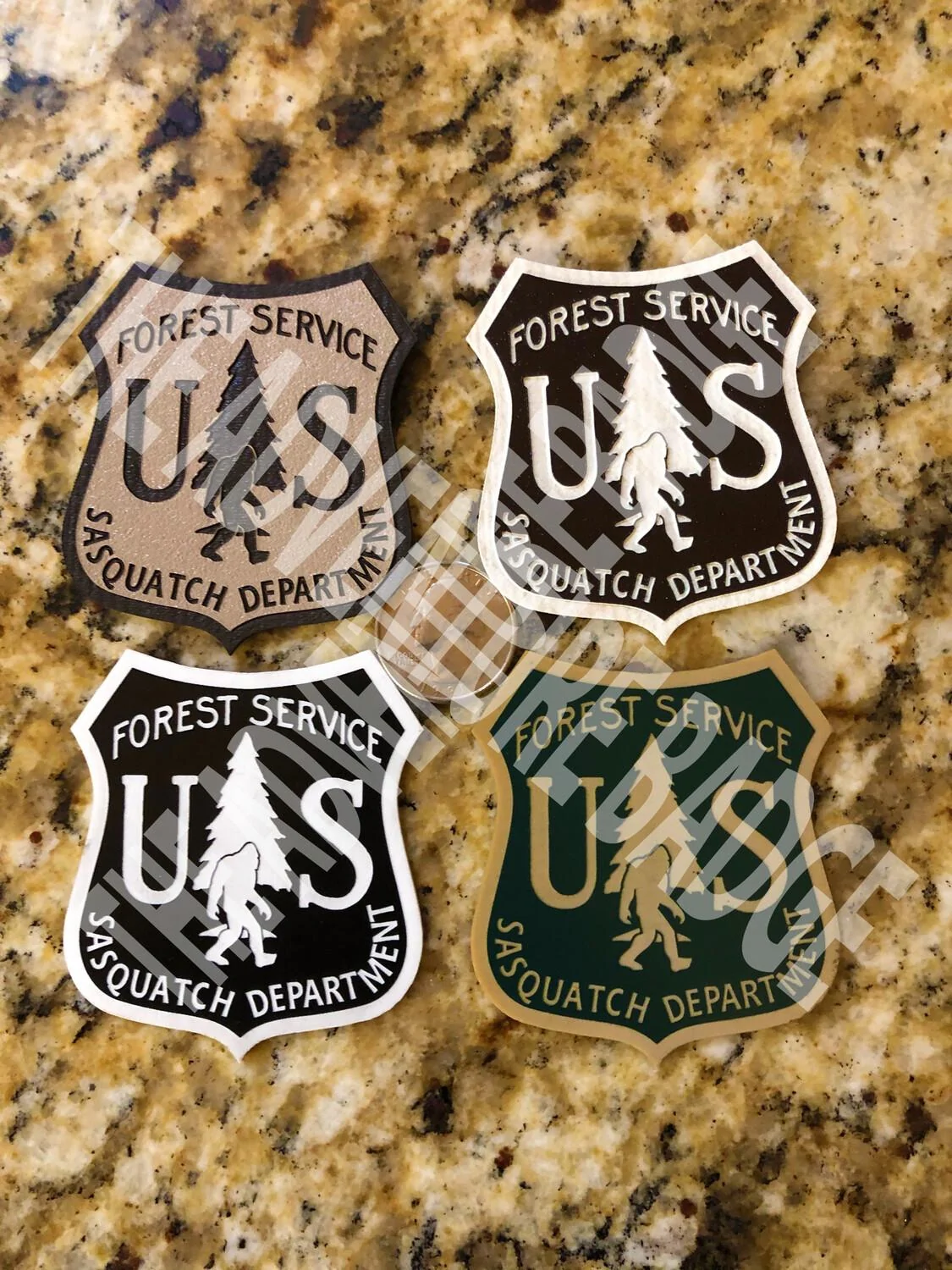 Ford Bronco Parody "Trail Rated" Badges 1232582929