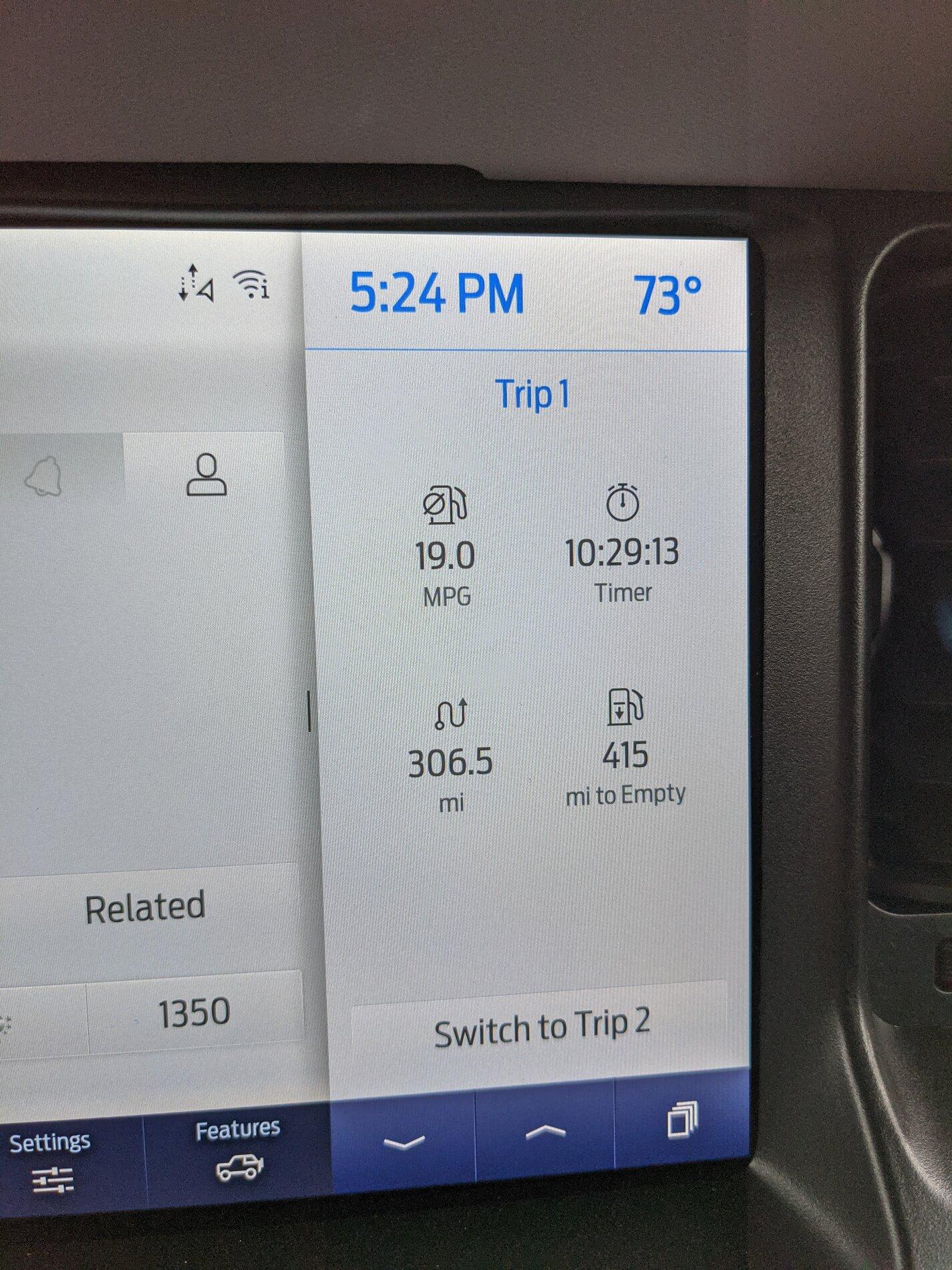 Ford Bronco 300 Mile MPG Report [Wildtrak 2.7L, 4-Door] PXL_20210712_212439192