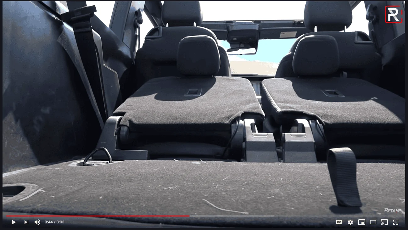 Ford Bronco Rear seat and cargo area 1595285714381