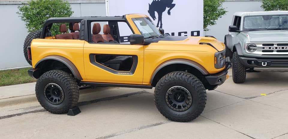 Ford Bronco Homecoming! Launch Broncos (4 Door Cactus Gray & 2 Door Cyber Orange) on public display at Michigan Assembly Plant 115821135_4677685758915615_4482410879464042004_n