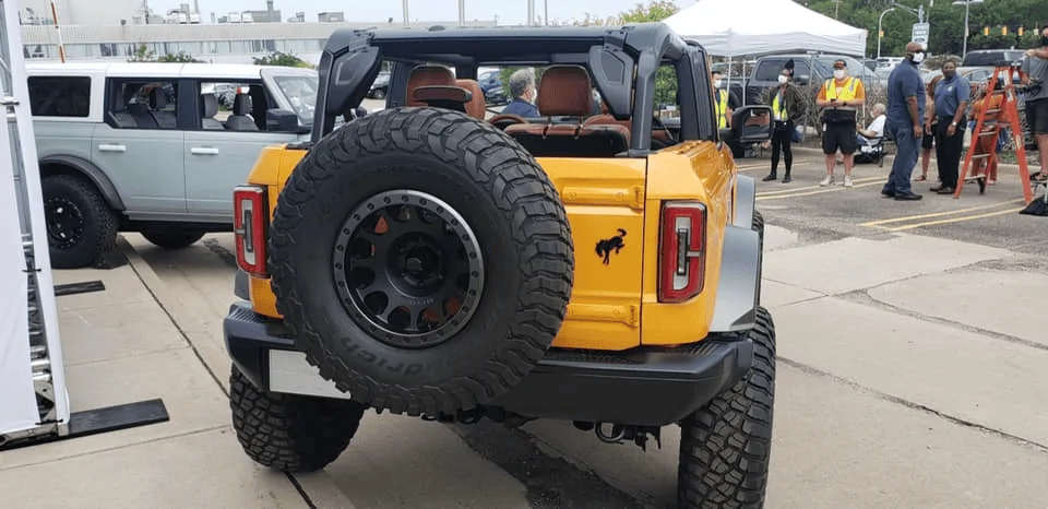 Ford Bronco Homecoming! Launch Broncos (4 Door Cactus Gray & 2 Door Cyber Orange) on public display at Michigan Assembly Plant 1595345980206