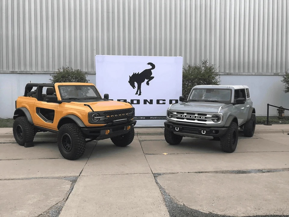 Ford Bronco Homecoming! Launch Broncos (4 Door Cactus Gray & 2 Door Cyber Orange) on public display at Michigan Assembly Plant 1595346018184