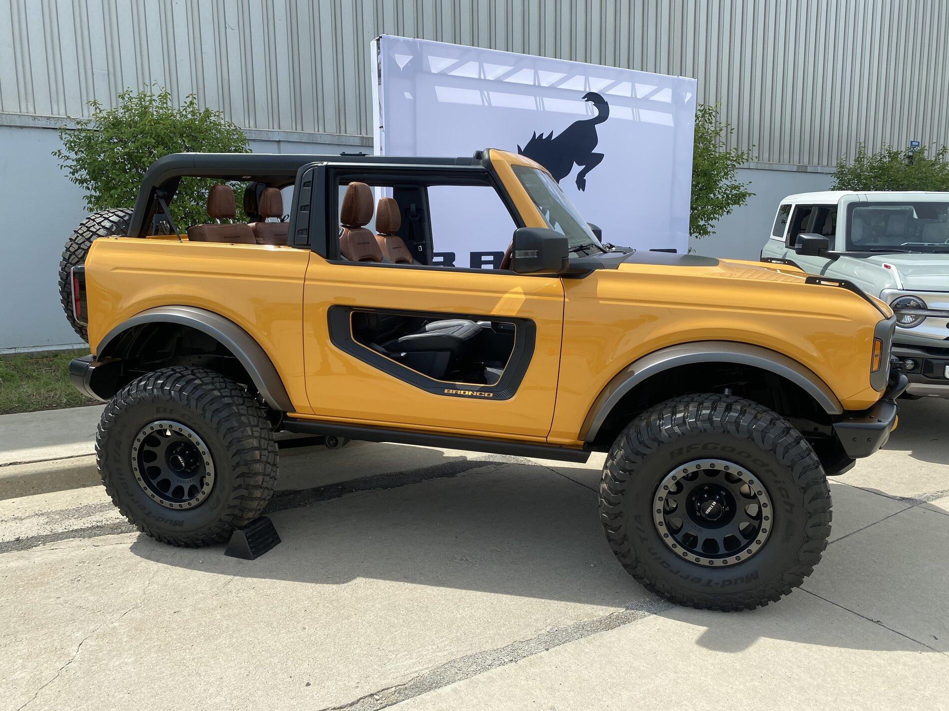 Ford Bronco Homecoming! Launch Broncos (4 Door Cactus Gray & 2 Door Cyber Orange) on public display at Michigan Assembly Plant image1