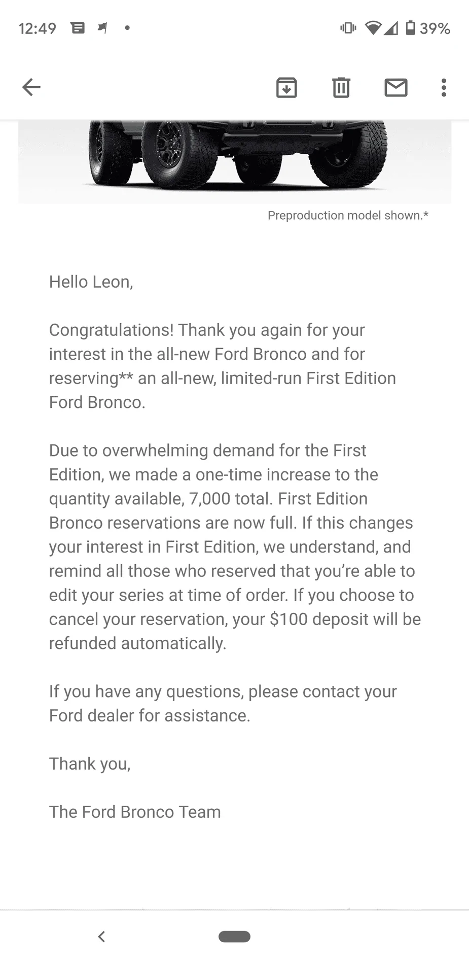 Ford Bronco First Edition Bronco Thread Screenshot_20200721-124957
