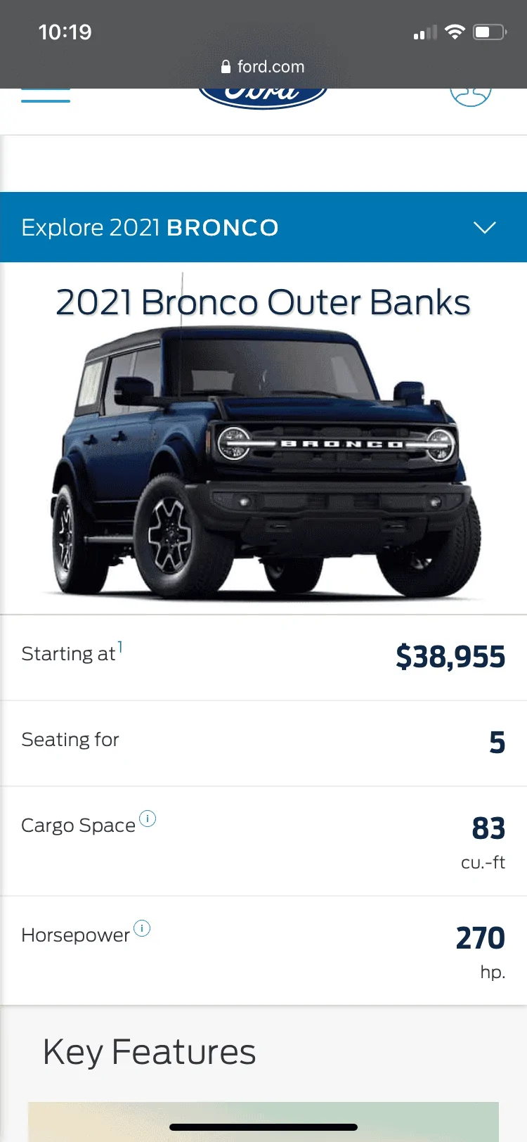Ford Bronco Perfectly Content? 1595384827142