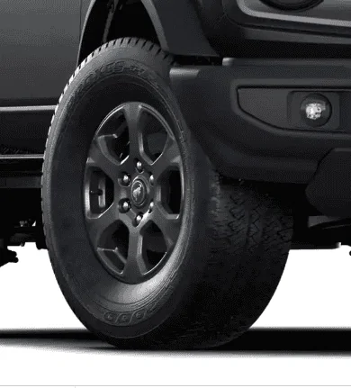 Ford Bronco Factory Wheel Options big-bend-gray