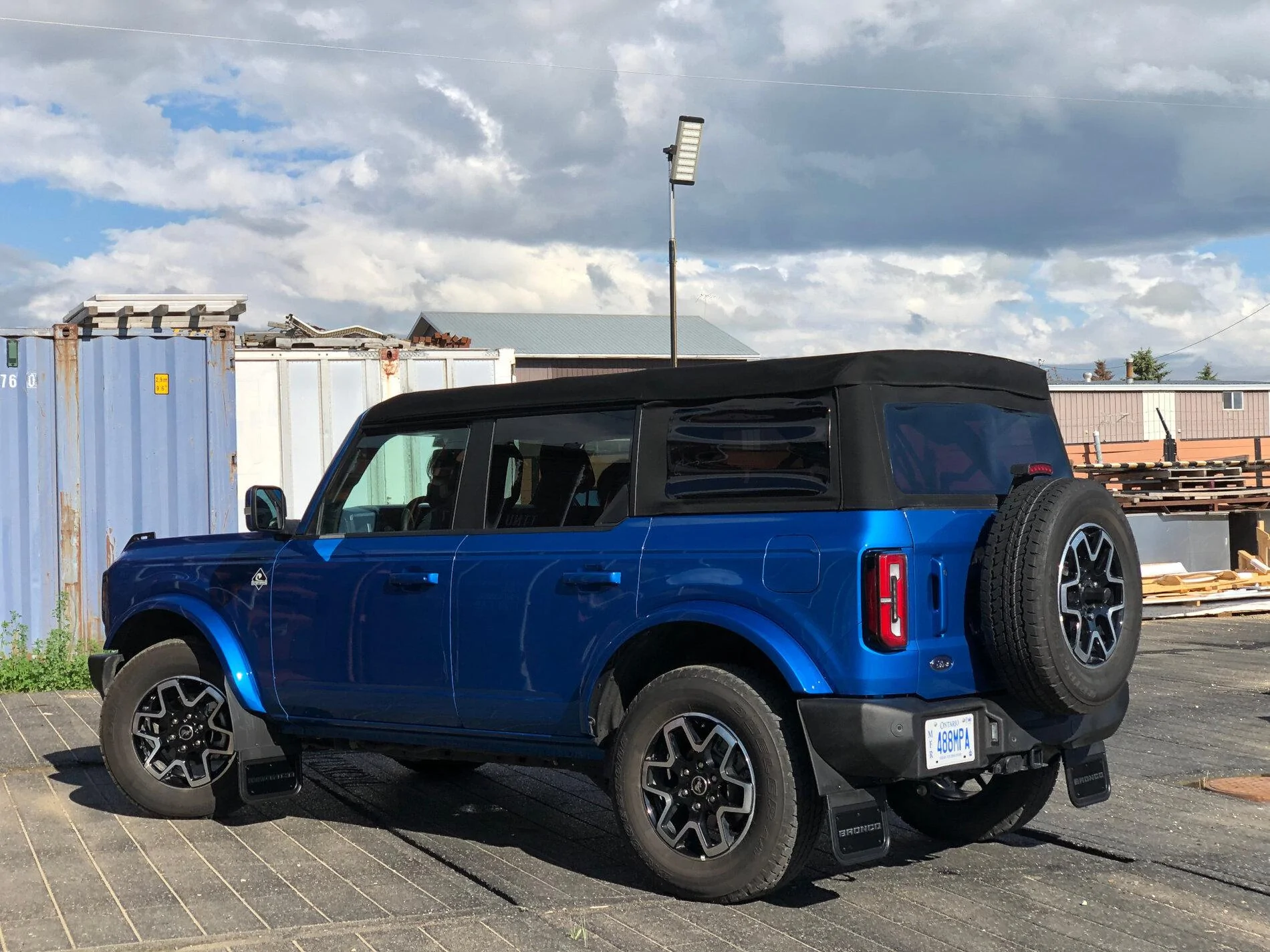 Ford Bronco Removable mud flaps IMG_6704