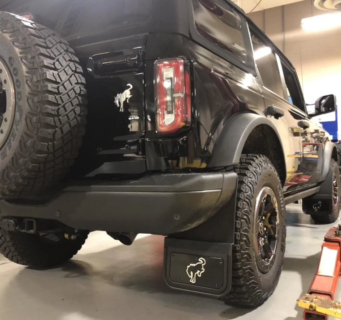 Ford Bronco Removable mud flaps IMG_8140