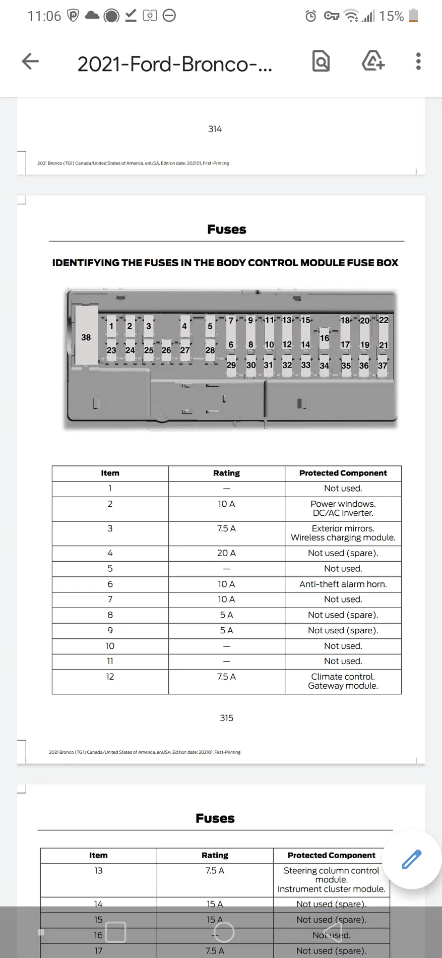 Ford Bronco Body Control Module Fuse Box Location? Screenshot_20210712-230604