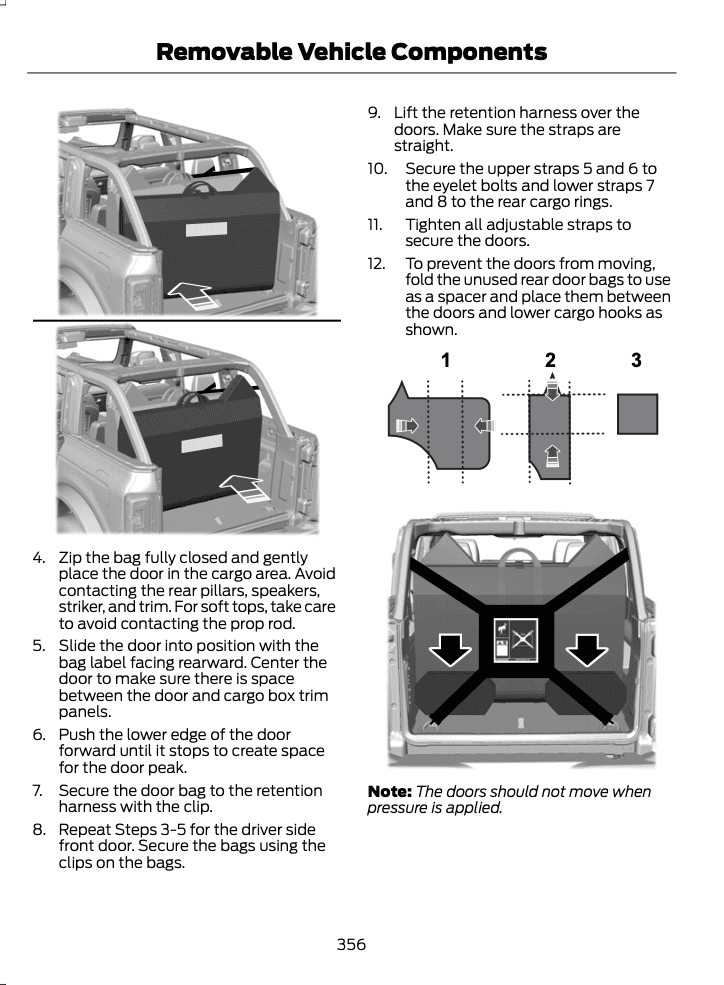 Ford Bronco Door storage in cargo area with soft top? Screen Shot 2021-07-13 at 15.04.30