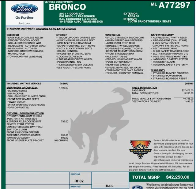 Ford Bronco Value? 1