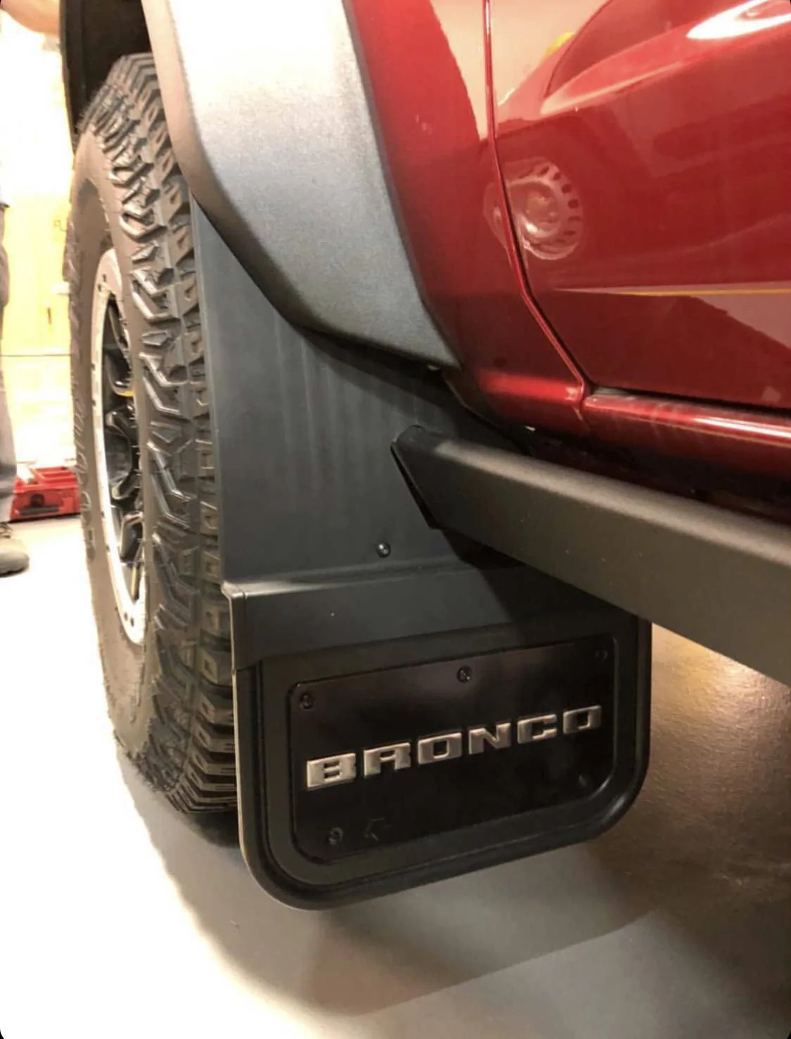 Ford Bronco Removable mud flaps IMG_8139