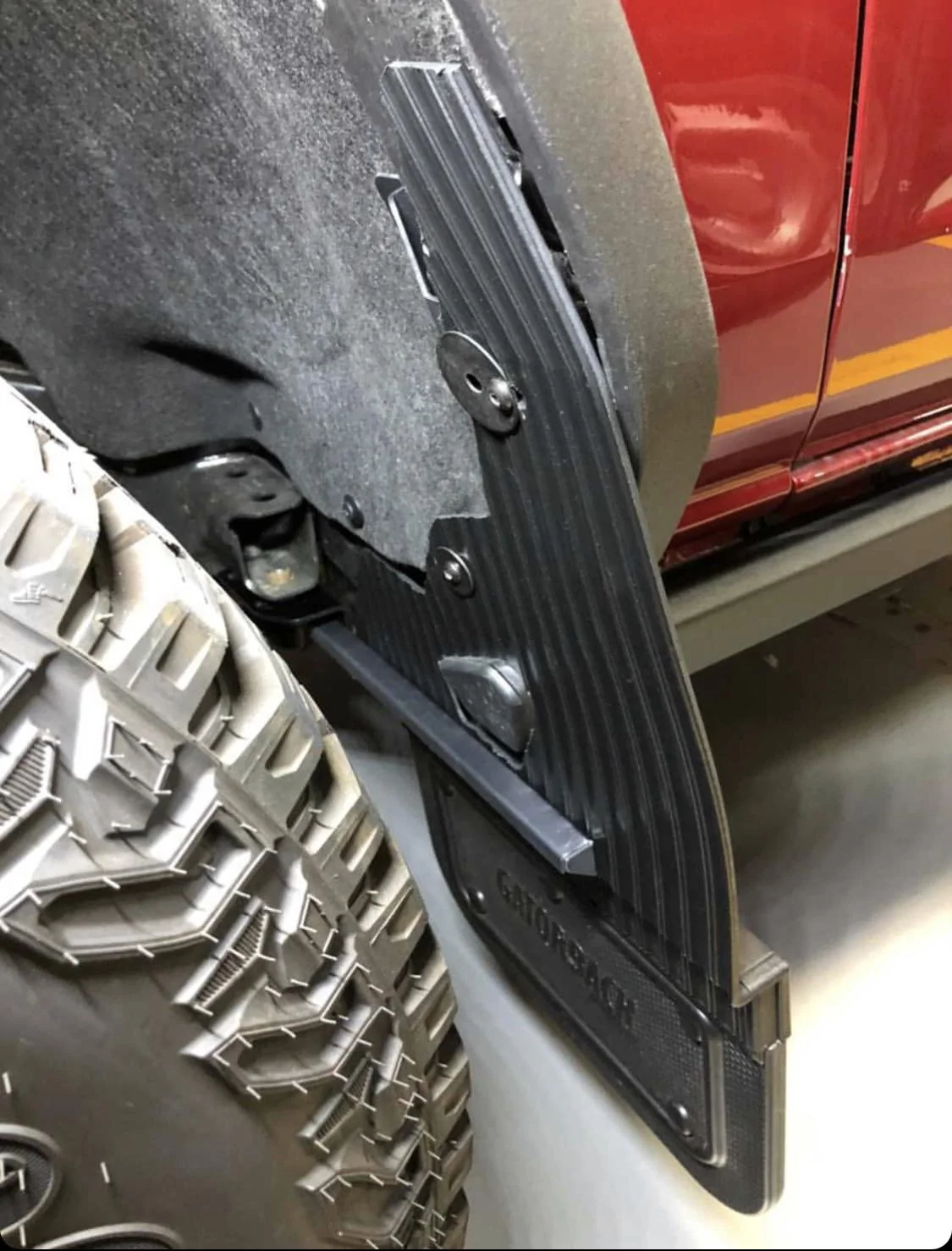 Ford Bronco Removable mud flaps IMG_8138
