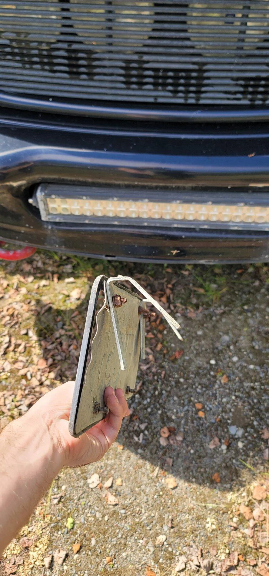 Ford Bronco Front license plate mount options? 20210713_154210