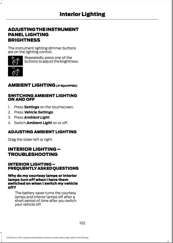 Ford Bronco LED and interior ambient lighting on mid package??? Screen Shot 2021-07-14 at 13.01.52