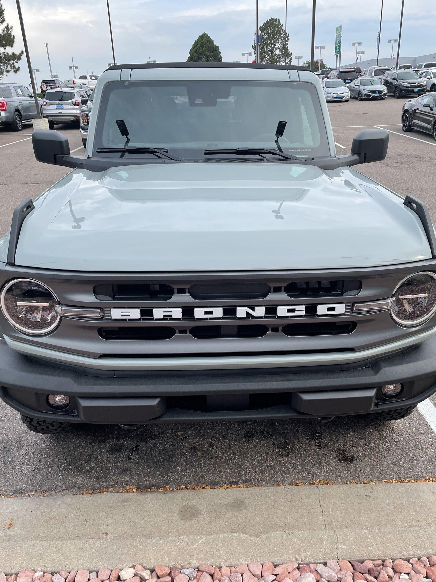 Ford Bronco CACTUS GRAY Bronco Club Bronco Front