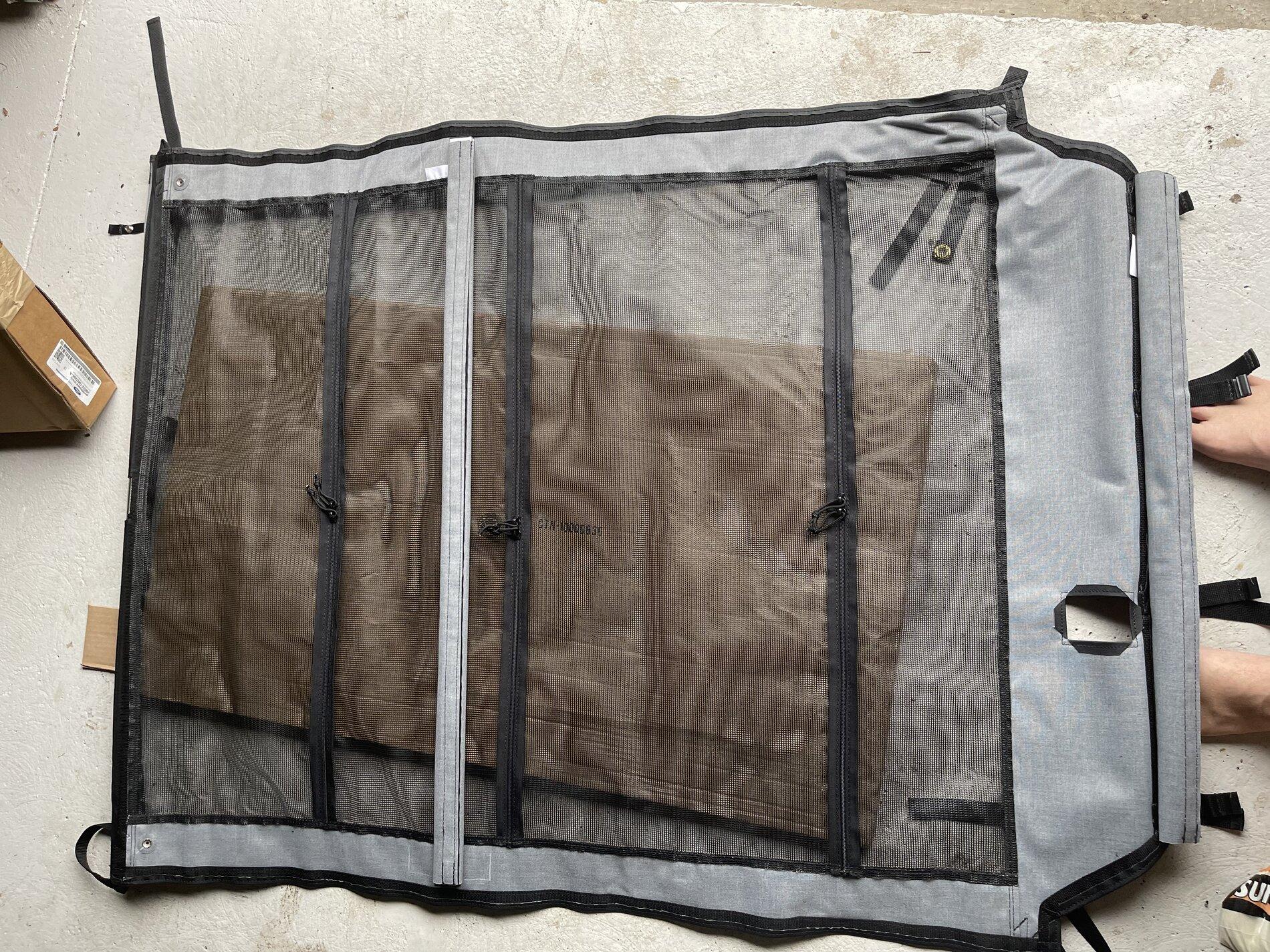 Ford Bronco Pics & Impressions: Bronco Bimini Mesh Top, Door Molding Kit, Cargo Area Liner, Pet Barrier, Tailgate Table, Hitch Shackle Kit, Door Sill Plates 962A1E66-B61D-4F57-AD8D-8C6FE8150D57