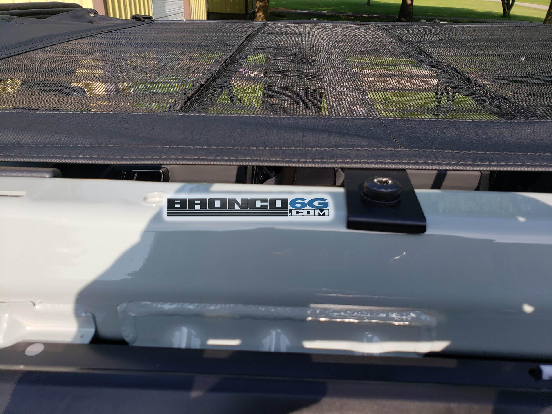 Ford Bronco SUCCESS:  First Installed Bronco Bestop Bimini Sun Shade - Pics, Installation Notes, Impressions 2021 Ford Bronco Installed Bestop Bimini Sun Shade 1
