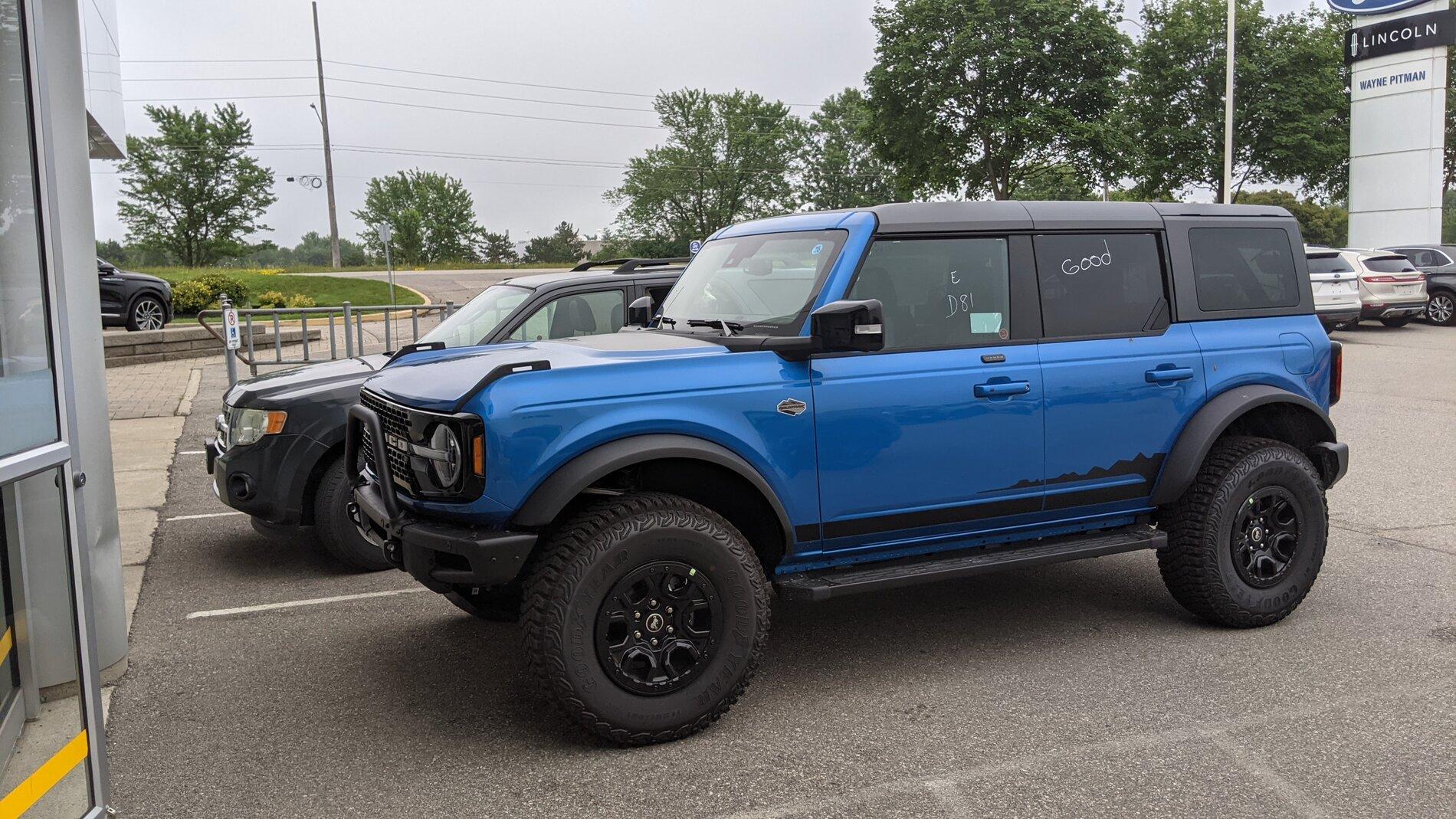 Ford Bronco Ontario delivery Wildtrak pxl_20210713_135414097-
