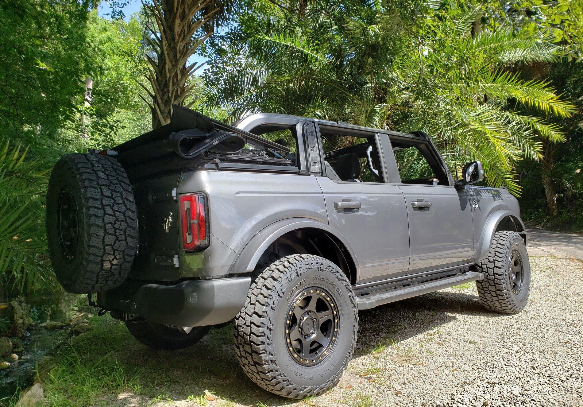 Ford Bronco Almost Seduced By The 4-Door Siren's Song -- 4WP Stage 1 Bronco on 2" lift, 35" Mickey Thompson Baja Boss tires & 17" Method wheels 20210716_112022-