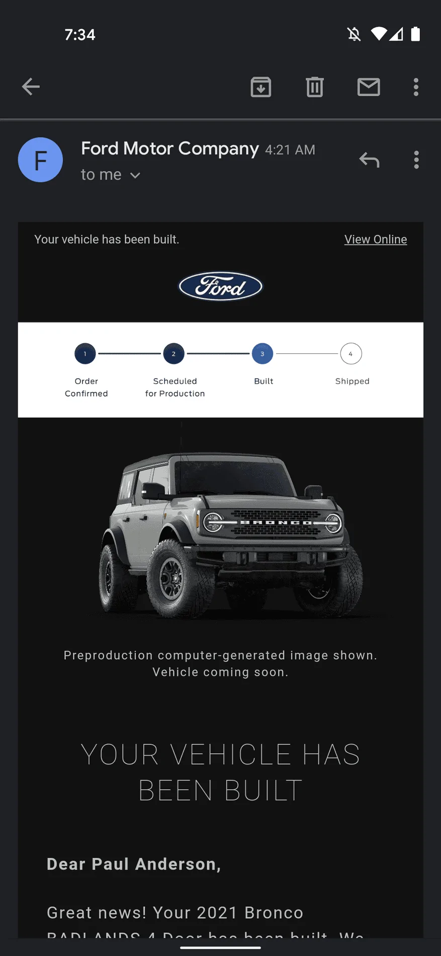 Ford Bronco 7/13 Blend Folks Screenshot_20210719-073422