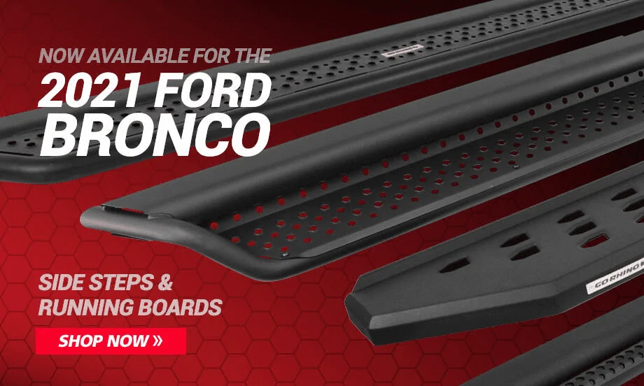 Ford Bronco Go Rhino Running Boards & Sidesteps 1626726586095