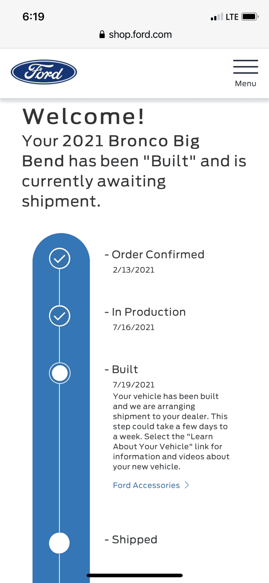 Ford Bronco Today is my Blend date! 07/16 7BEB378B-0097-4EB6-937C-0AE08503972A