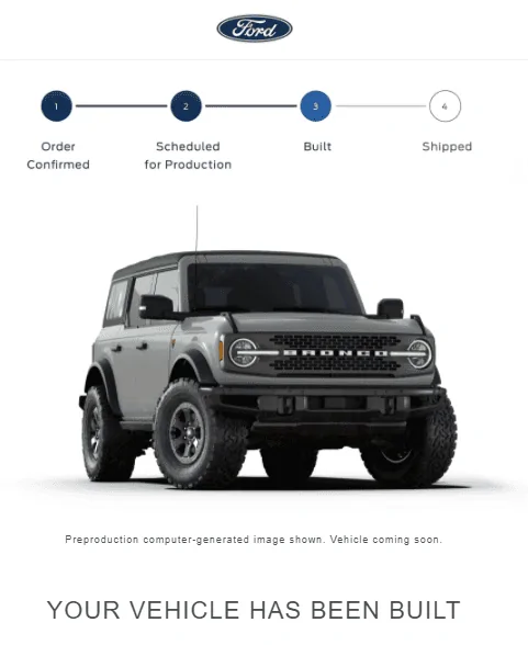 Ford Bronco Who's a 7/19 build? 1626784044678
