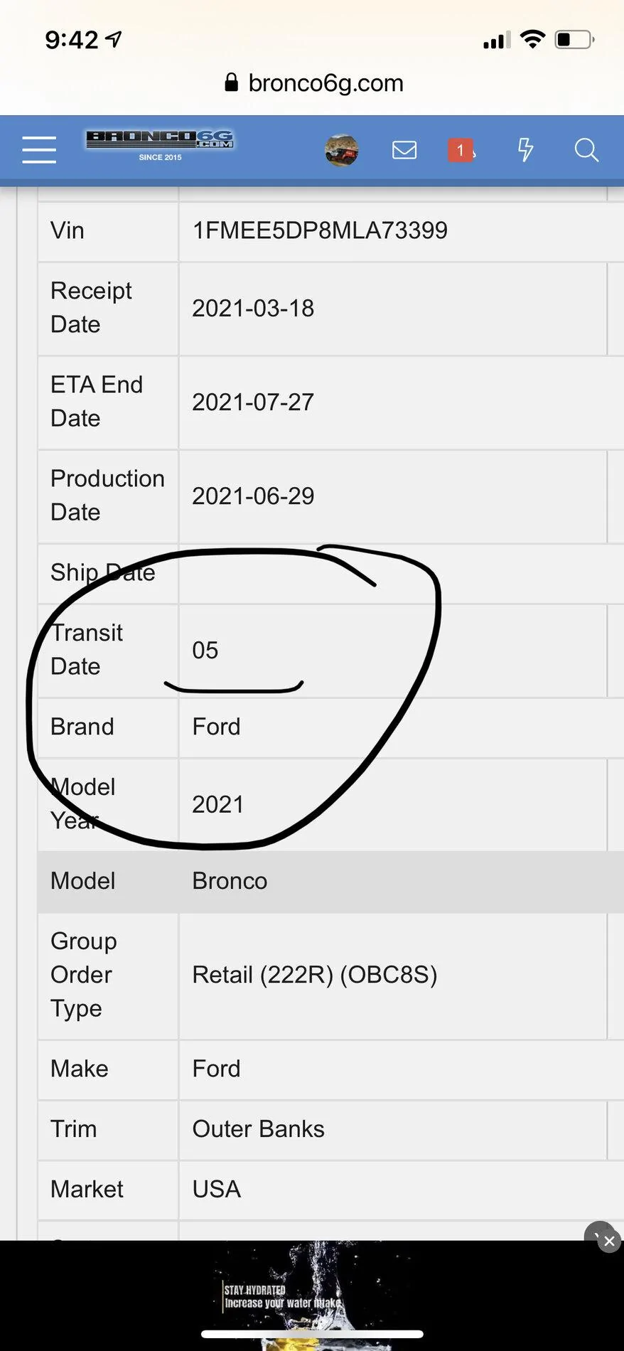 Ford Bronco Day 7: Built awaiting shipment. 3F8ACC32-6DB6-4B38-BE28-5E5D47AE0EAD