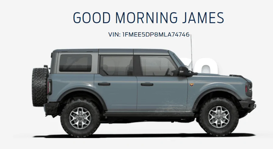 Ford Bronco Today is my Blend date! 07/16 1626790430423