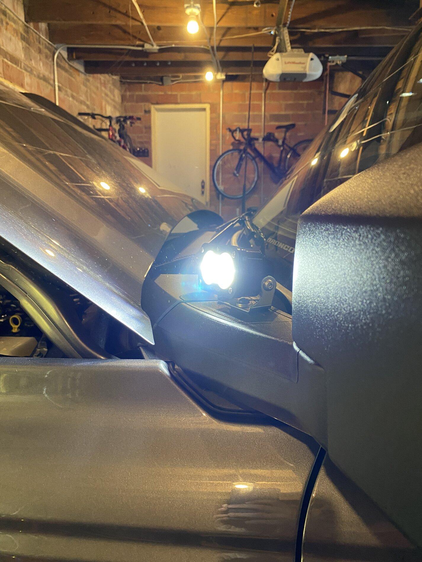 Ford Bronco Baja Designs S2 Pro Driving / Combo Light Install on 2021 Bronco tempImagec05XqS