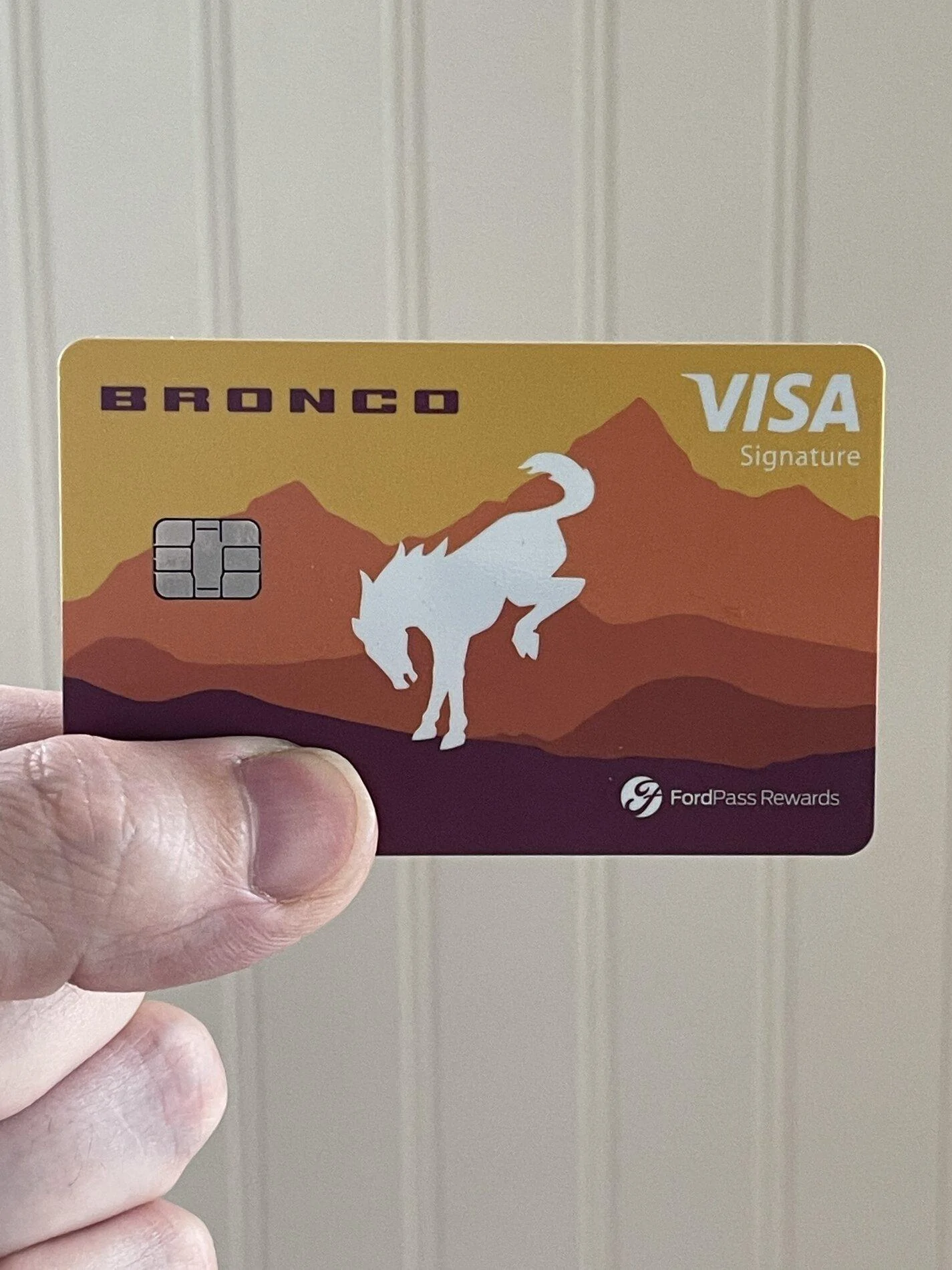 Ford Bronco Received Bronco Visa card 86C0815A-D0E3-4681-8D5A-21E8B3E20ACC
