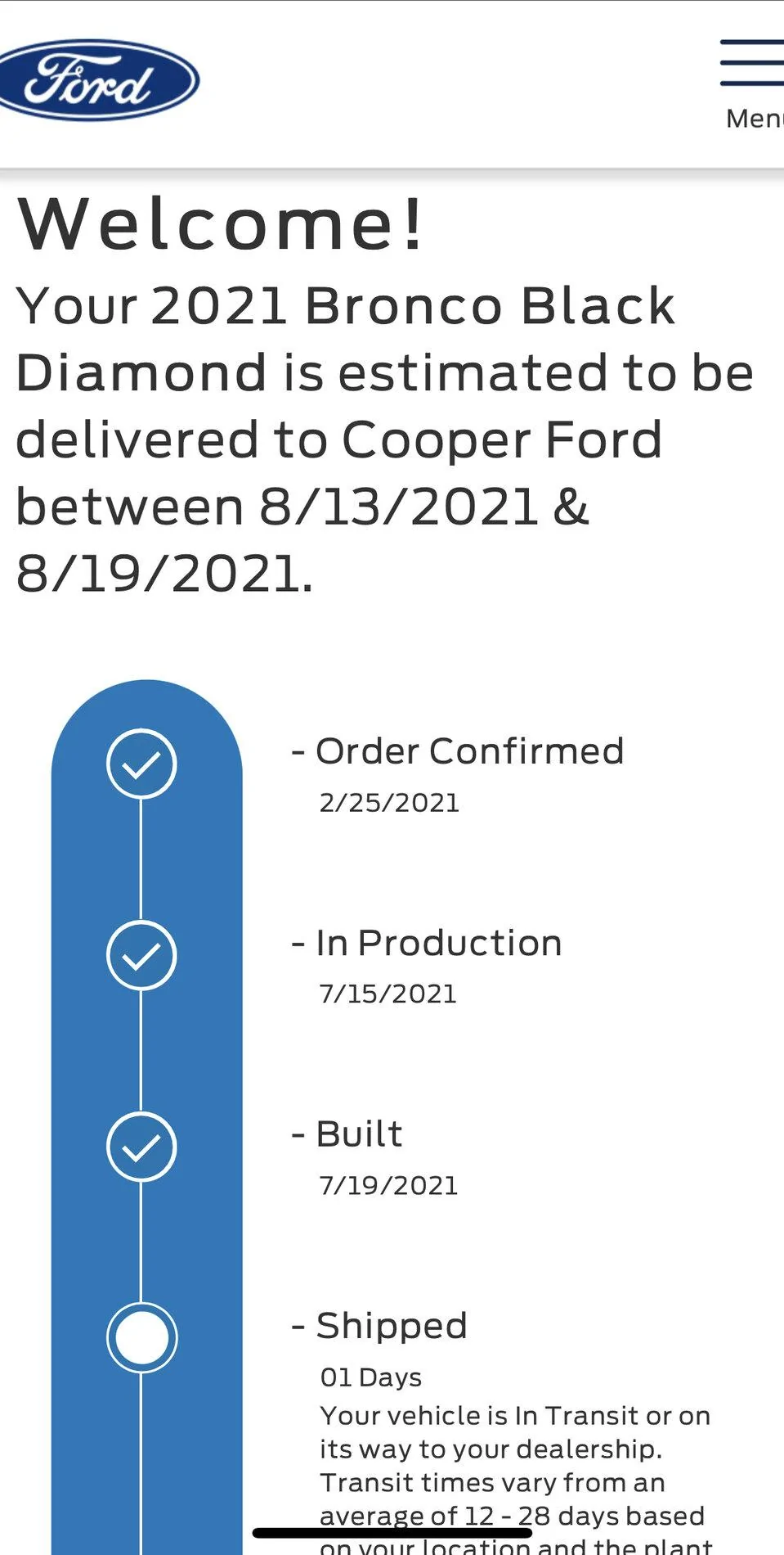 Ford Bronco 7/15 Blend Date Folks 2C5C9458-BCE8-4D51-BBA9-8FA3994E6A7D