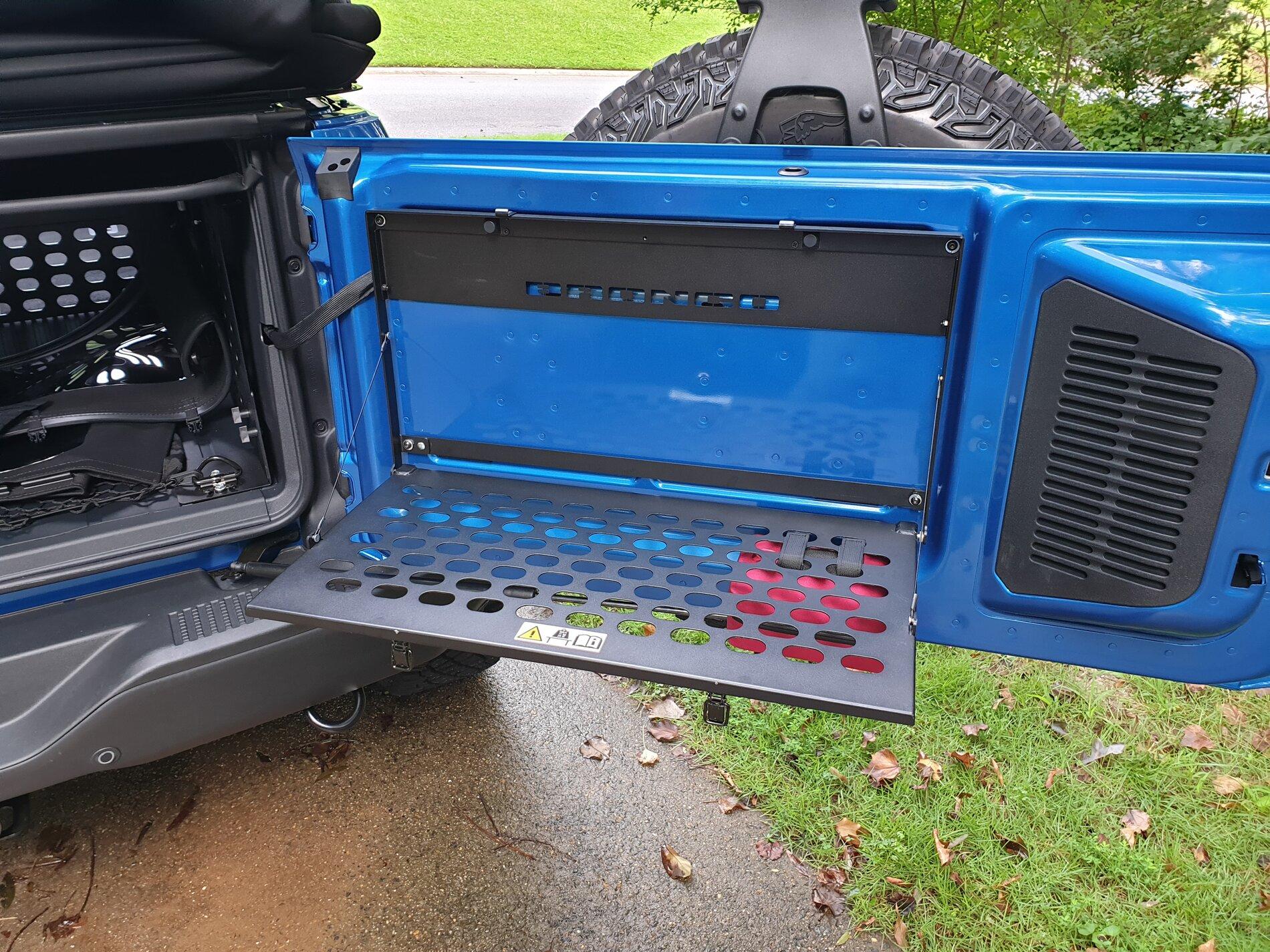 Ford Bronco First 24 hrs in my Badlands Sasquatch 4dr 2.7L Velocity Blue Soft Top (w/ Rear Cargo Enclosure review) 20210720_163316