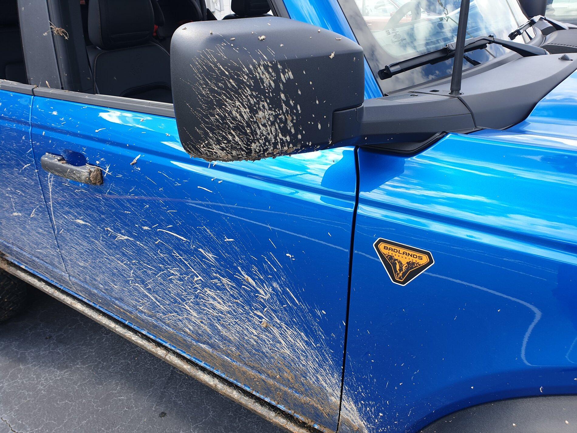 Ford Bronco First 24 hrs in my Badlands Sasquatch 4dr 2.7L Velocity Blue Soft Top (w/ Rear Cargo Enclosure review) 20210721_161437