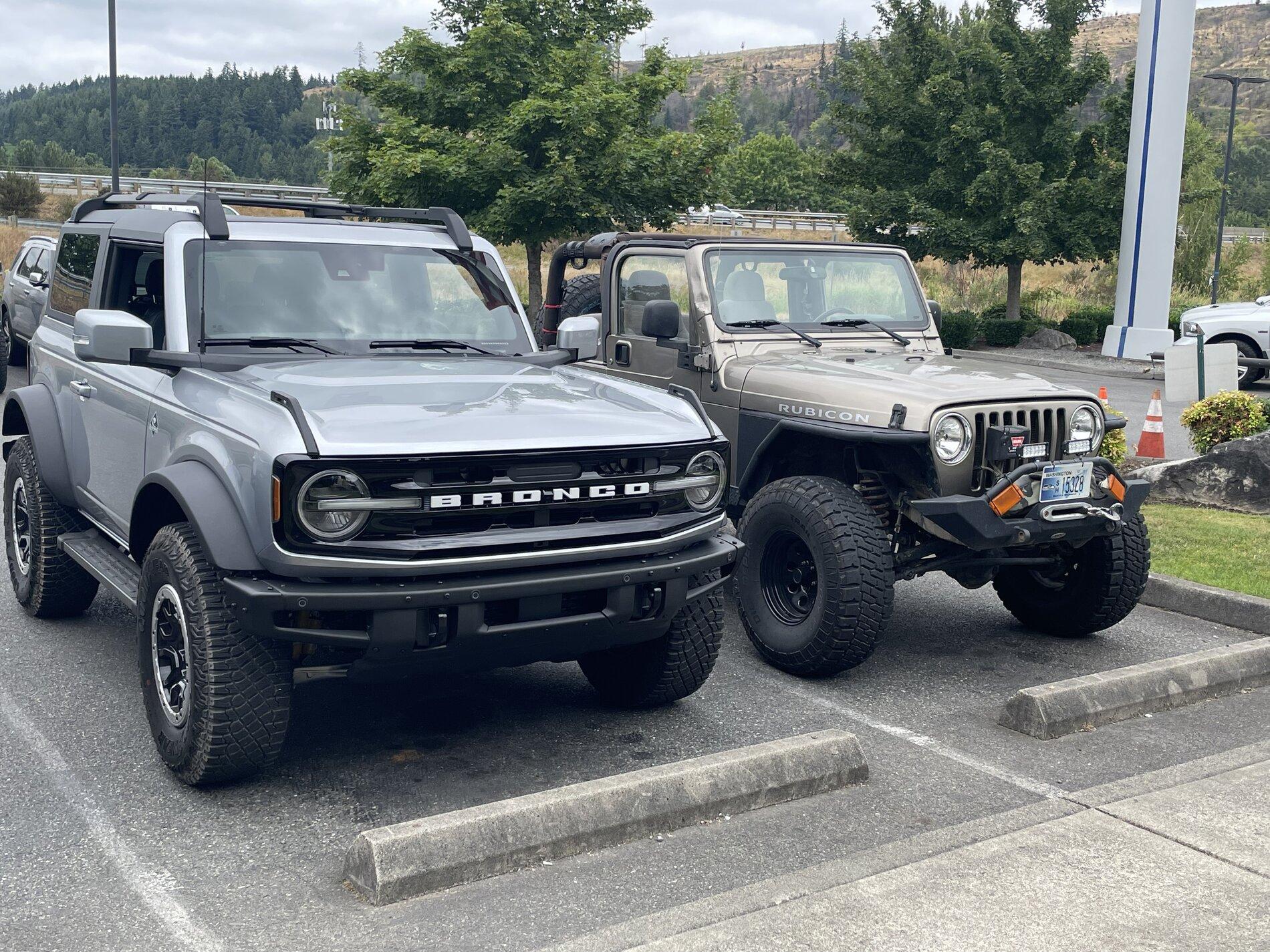 Ford Bronco First post.  Leaving my Rubicon for the Bronco. IMG_8344