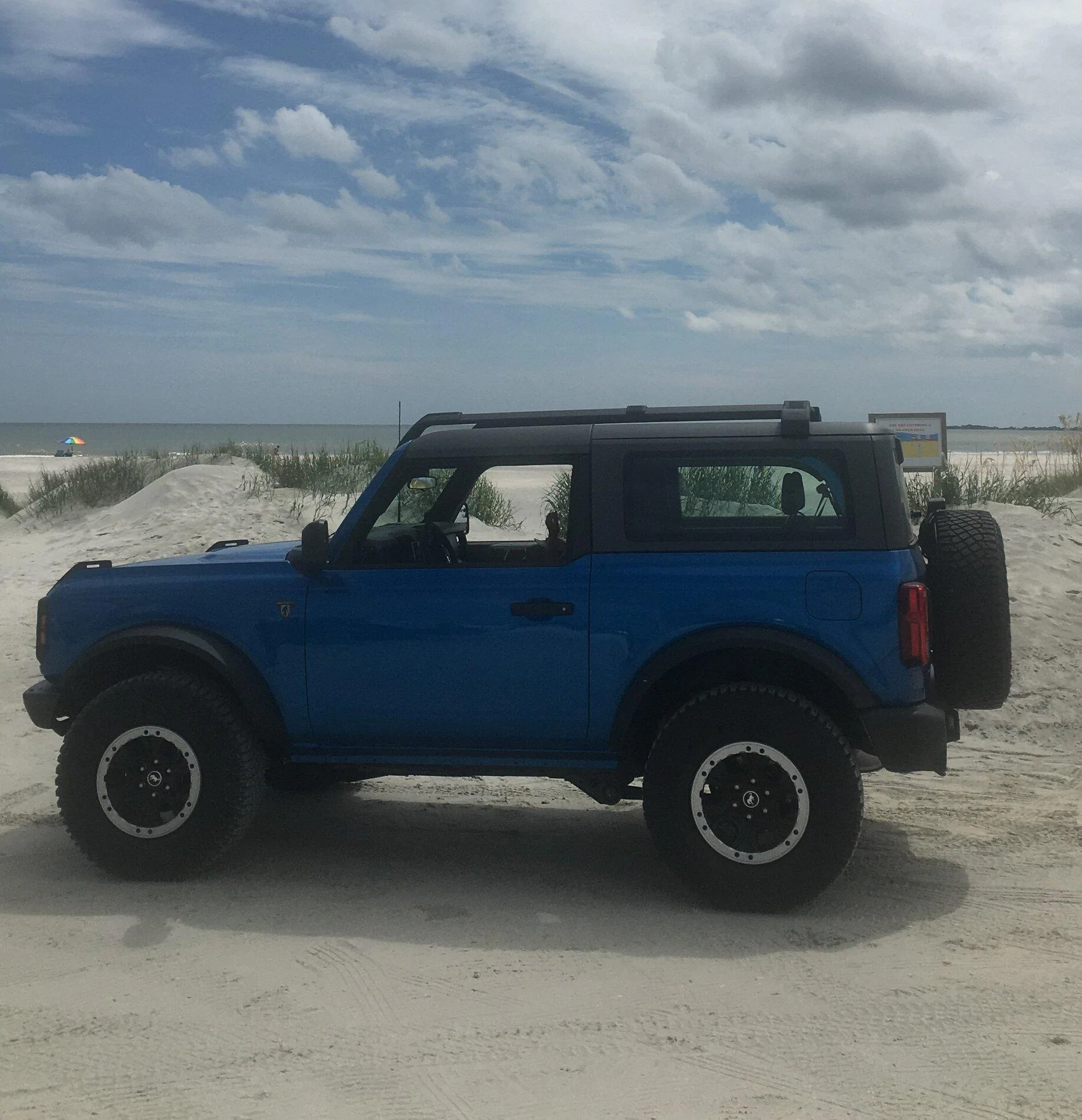 Ford Bronco 2 Door BaseSquatch Delivered. Timeline, Q & A, Notes From First 100 miles BEACH