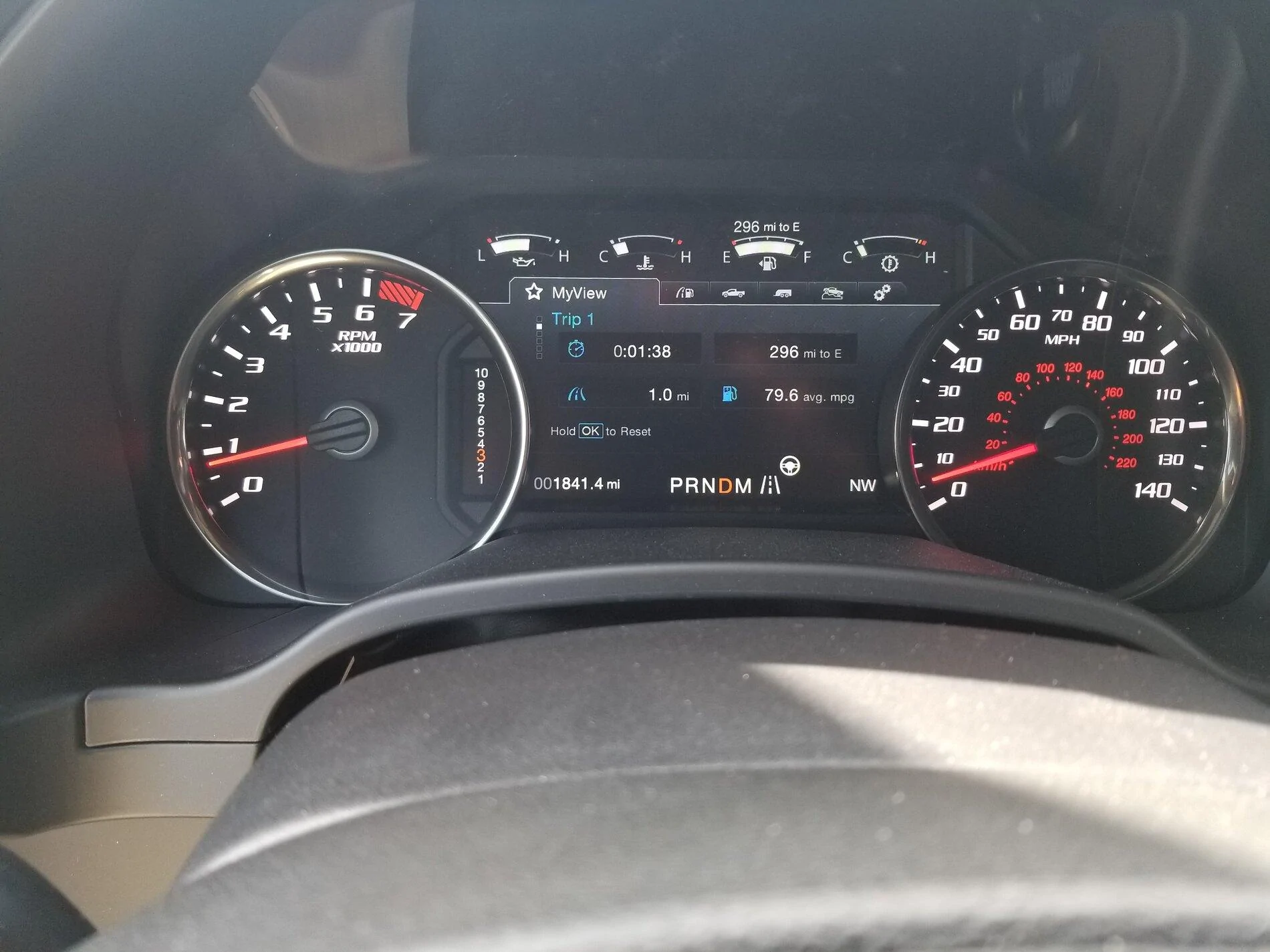 Ford Bronco Gear indicator on dash? 20180419_161646