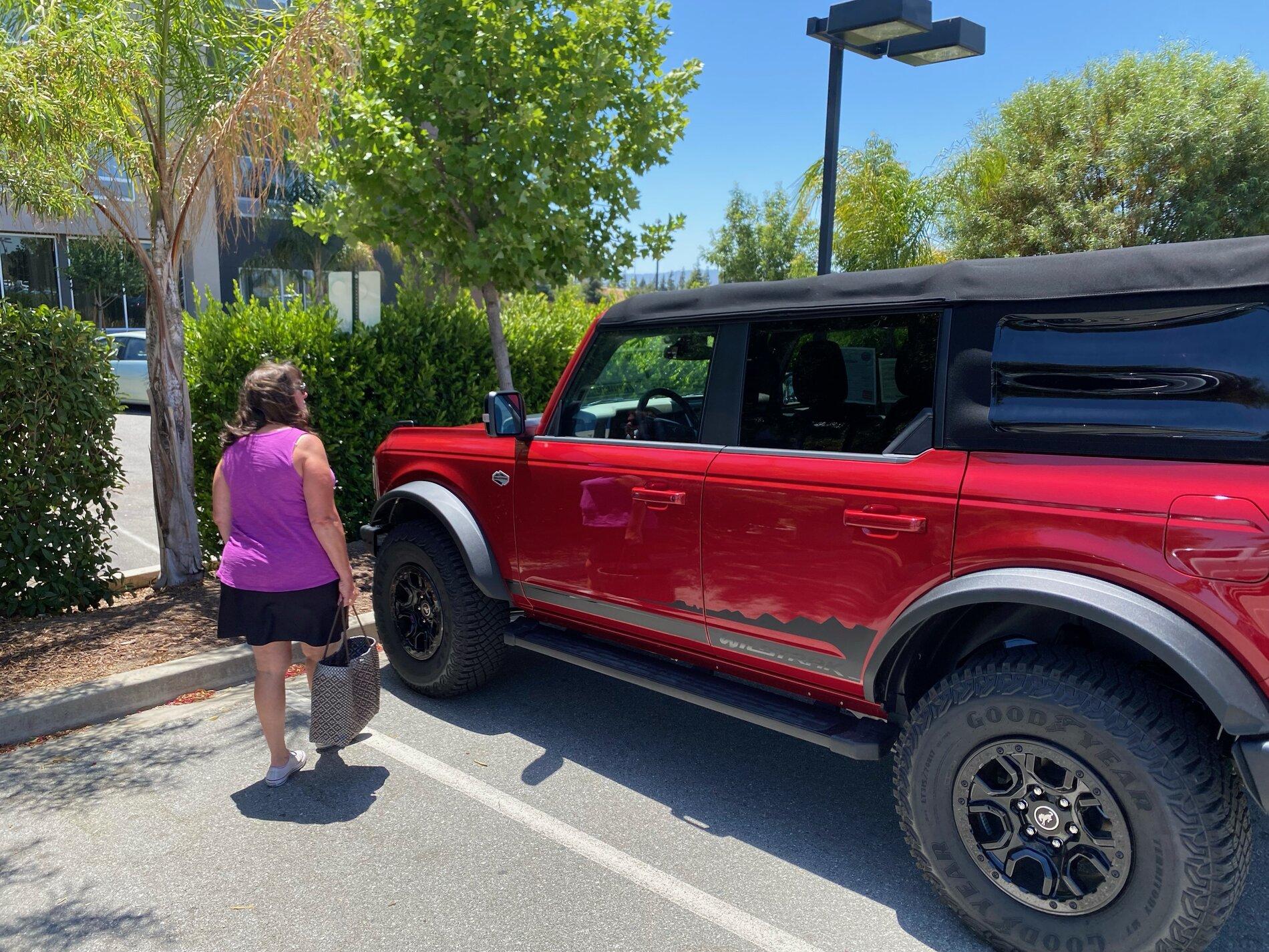 Ford Bronco Red Wildtrack Demo wildtrack 1