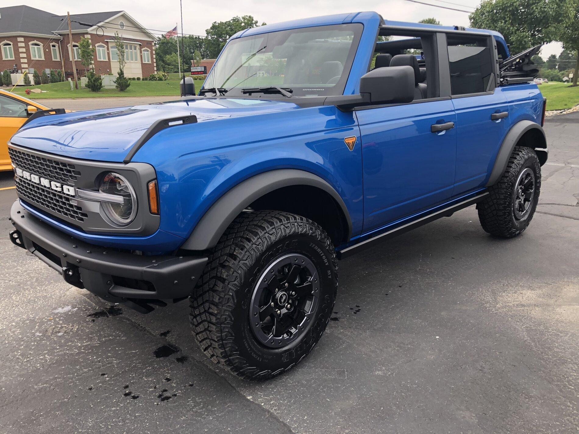 Ford Bronco Blue beast has been freed from MAP. 75100051-387F-4BF6-8864-25705D3657EC