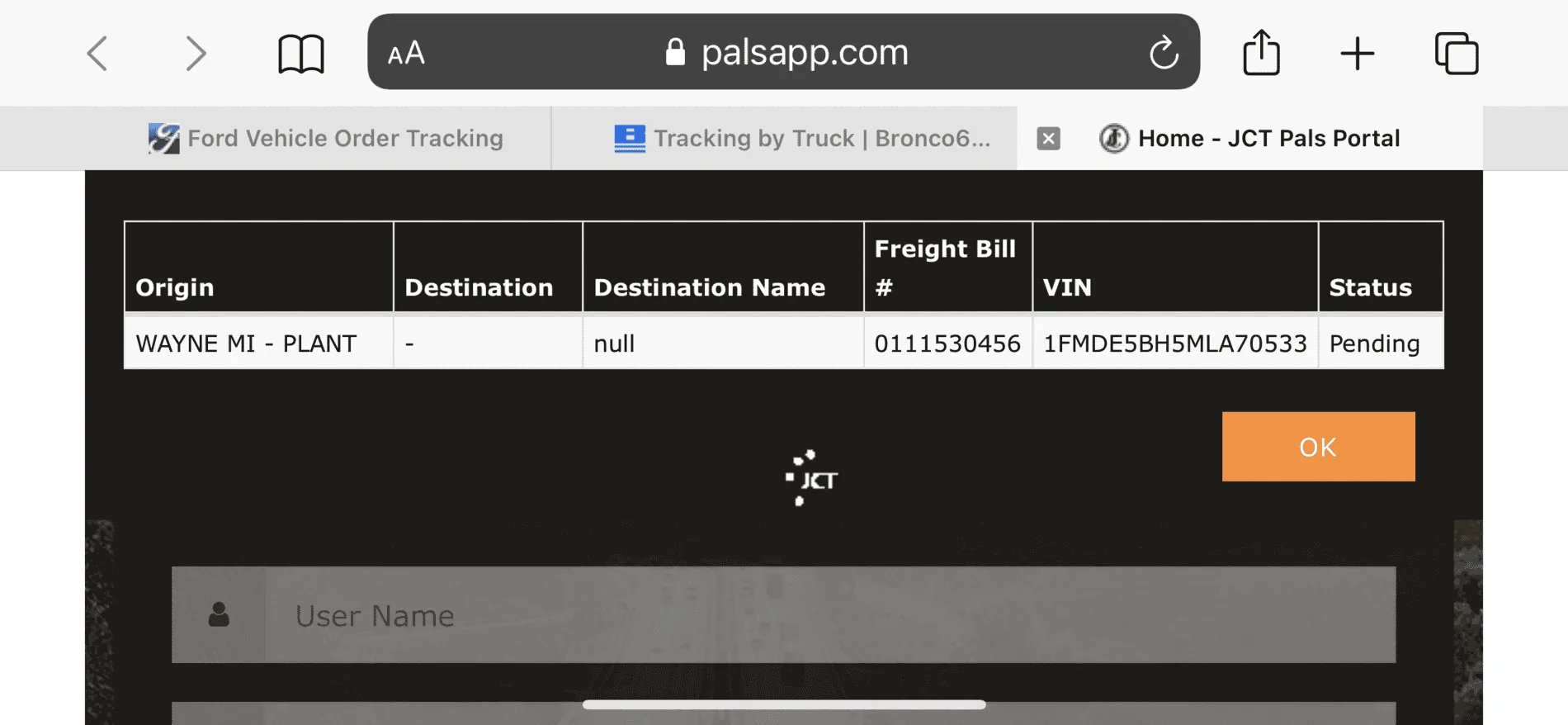 Ford Bronco Tracking by Truck 5756C741-8C03-44F3-BA3F-C0D50B0BB5C4