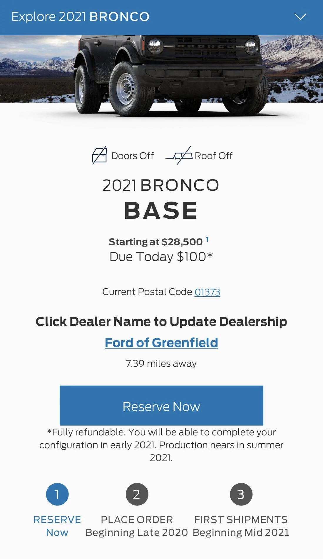Ford Bronco Here starts the dealer games 73D9D8F6-8A0E-4616-8432-CD0944CC8B9E