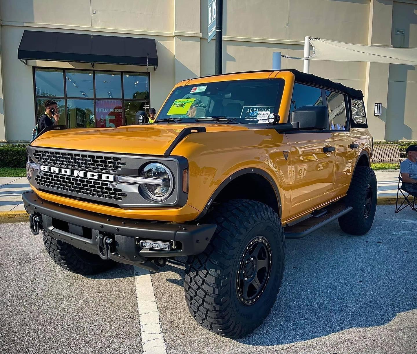 Ford Bronco 4WP Parts Fitted Bronco Badlands in Cyber Orange and on 37's AE5AFC23-CC83-4773-82E6-FEB3DB88C10A