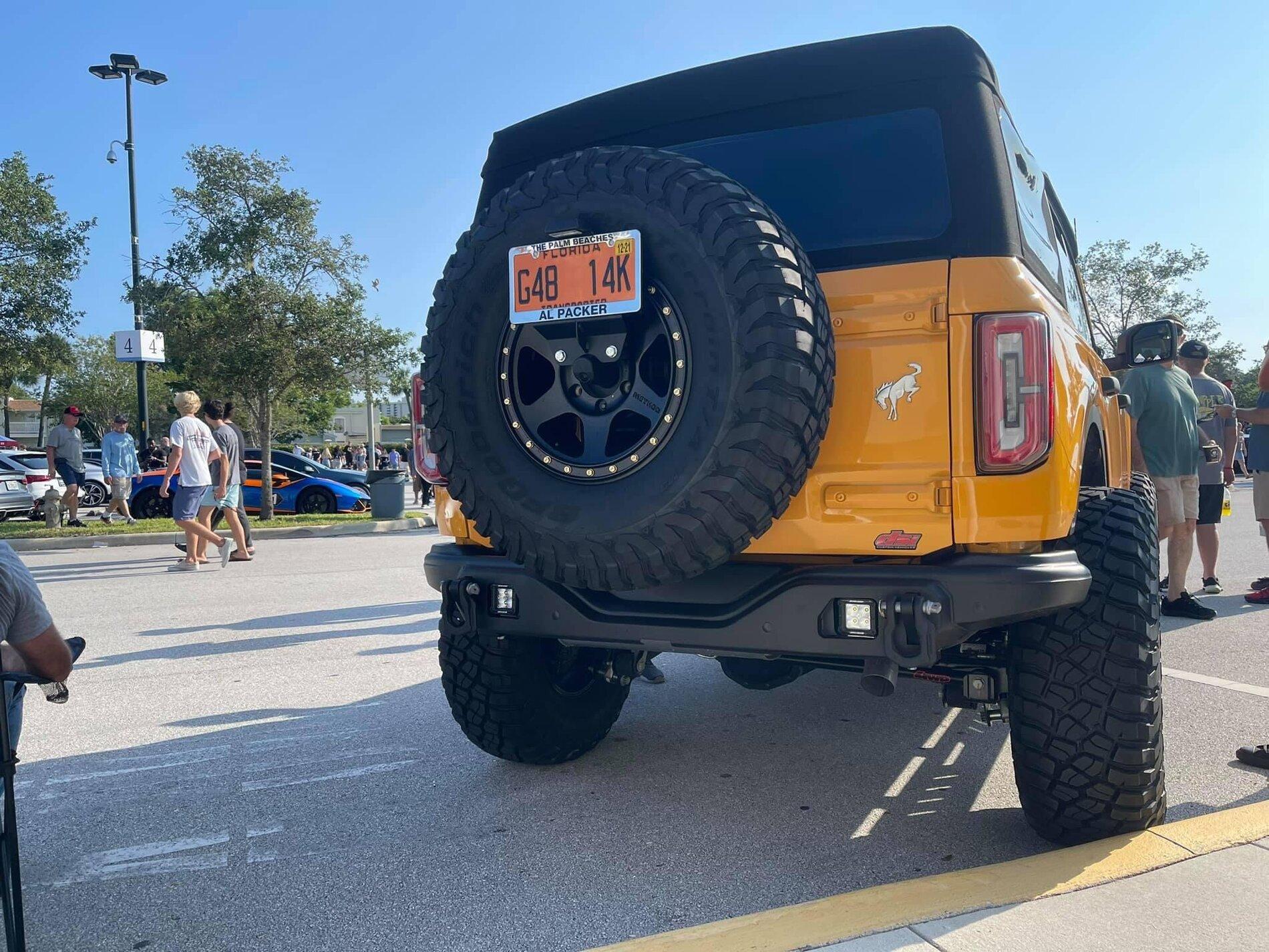 Ford Bronco 4WP Parts Fitted Bronco Badlands in Cyber Orange and on 37's BE4A6E79-2DD2-46B9-BAB9-990638E37A2E