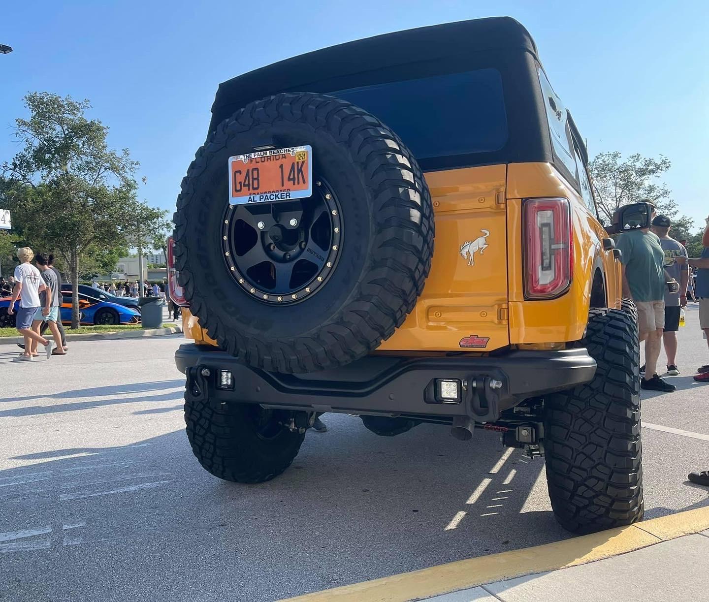 Ford Bronco 4WP Parts Fitted Bronco Badlands in Cyber Orange and on 37's BE1DFE29-5149-4474-B7A7-C3884999667C