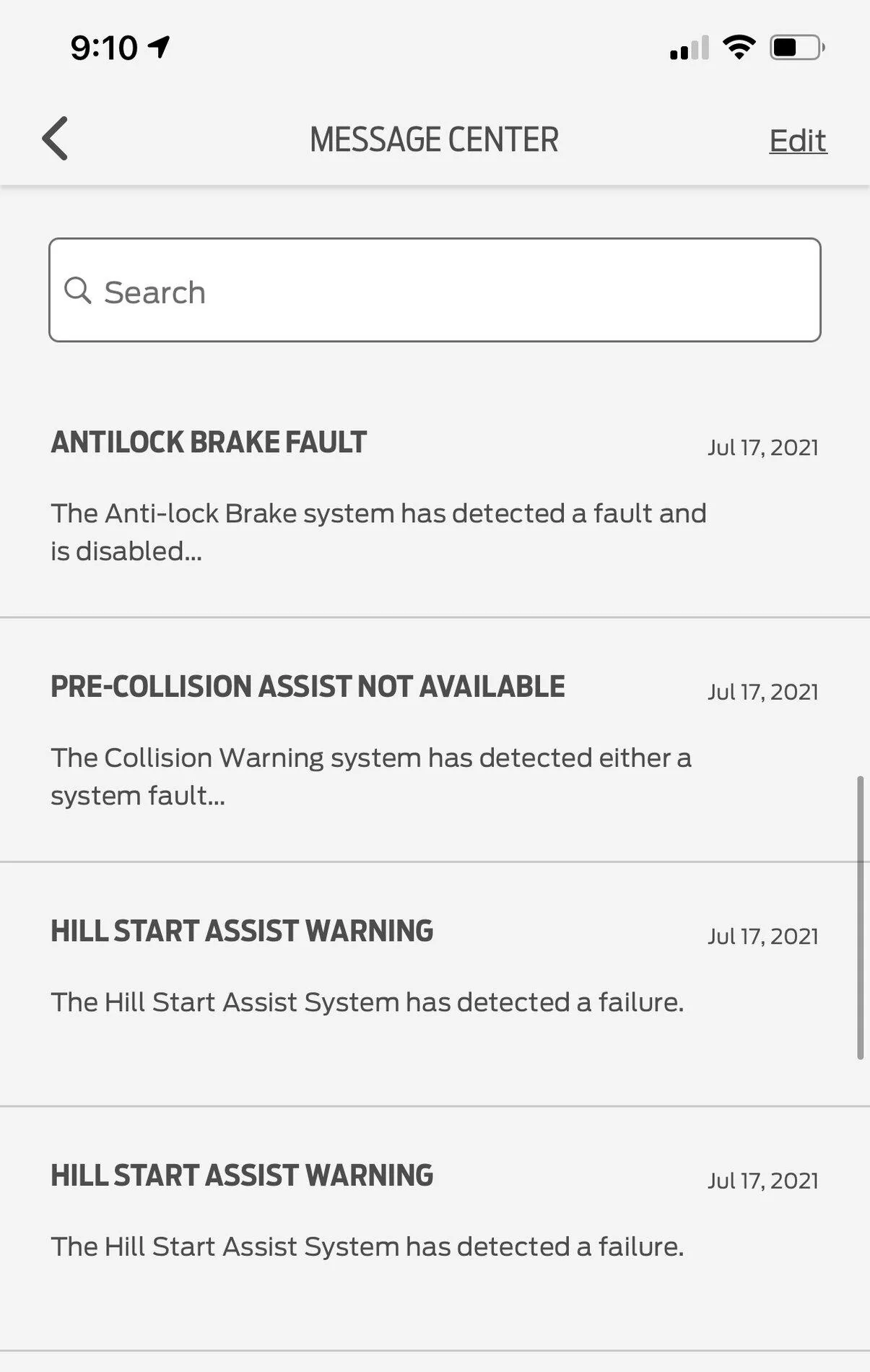 Ford Bronco System Alerts and Malfunctions Error Messages Coming and Going E833B64E-9D83-4E7E-B088-A9AD82B0B15D