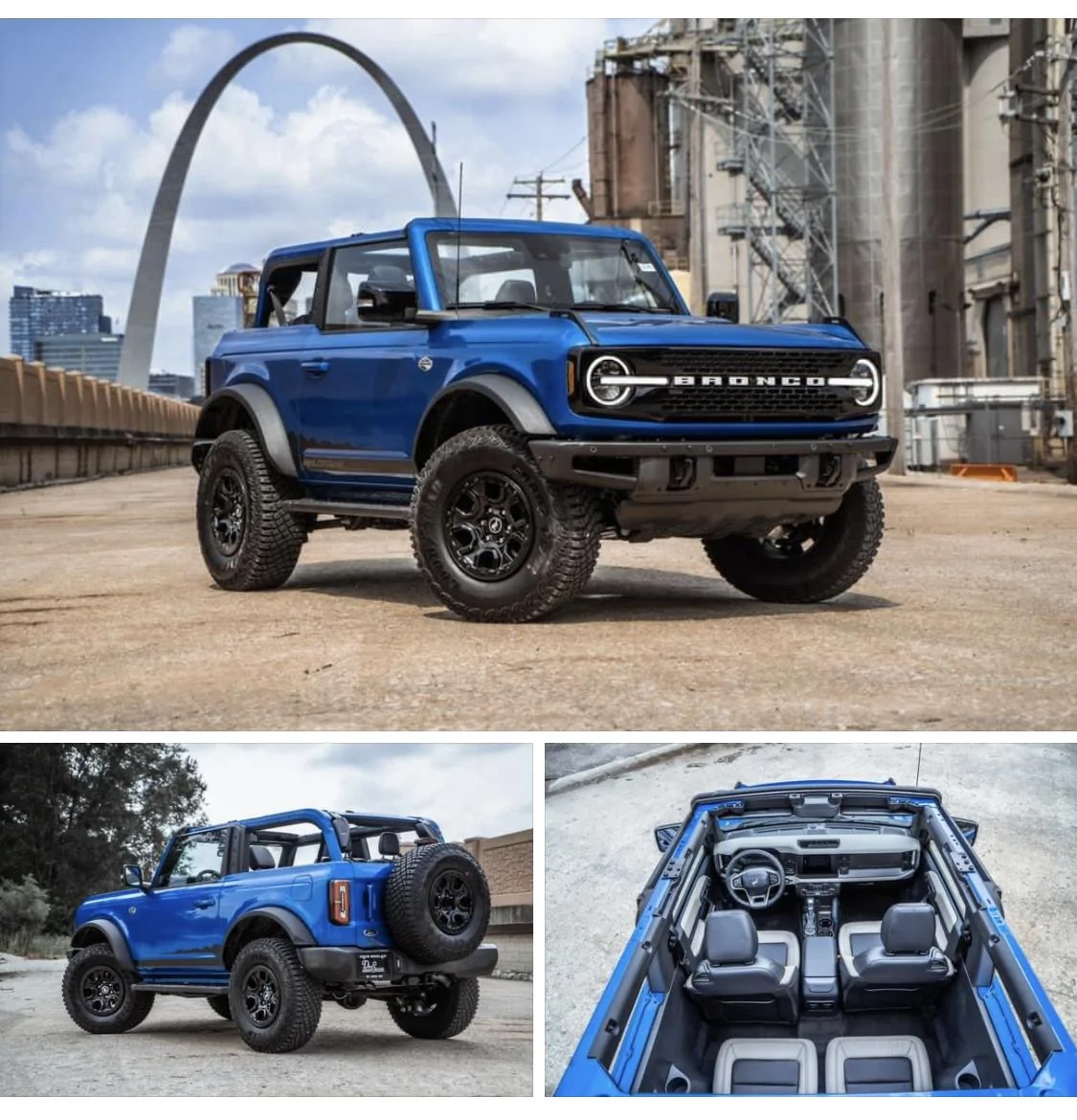 Ford Bronco Custom painted MIC top on Velocity Blue Bronco (custom by dealer) CFAE058D-B81E-4DC5-8E58-7225D0BC81B9