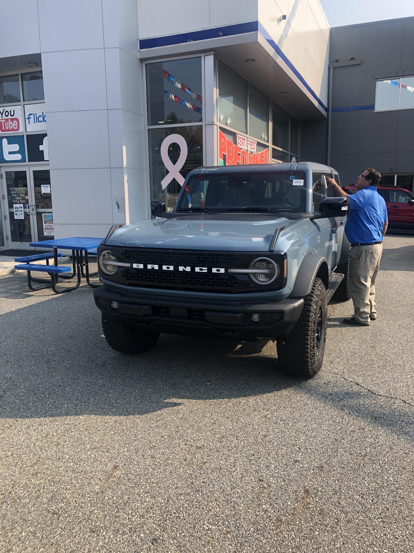 Ford Bronco A51 4dr Wildtrak Delivery and Future Build D81B00E7-AA37-4A33-8109-DB24521132B8