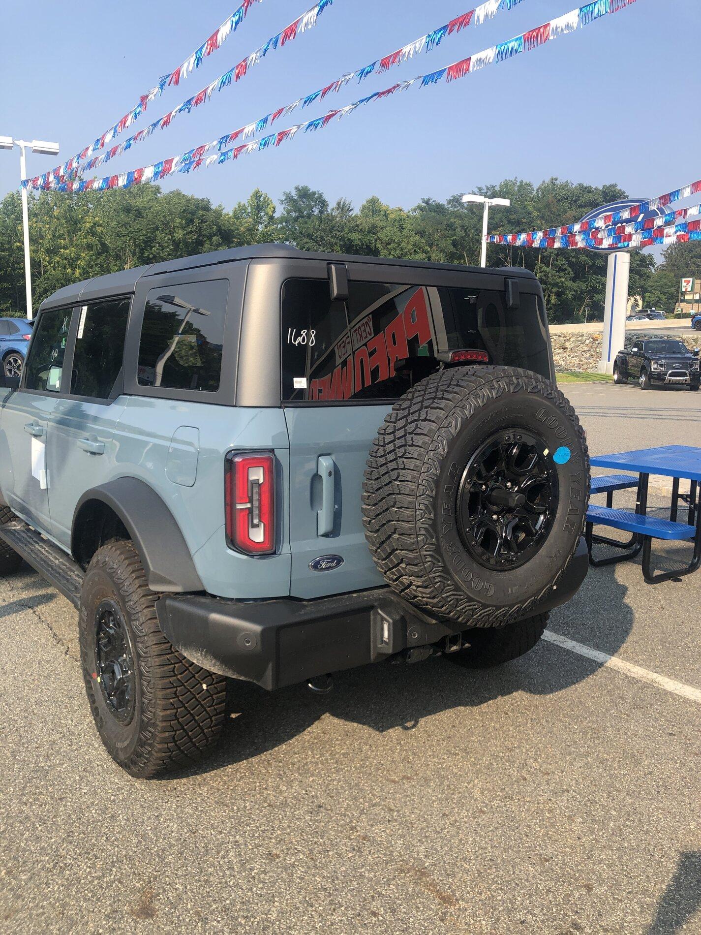 Ford Bronco A51 4dr Wildtrak Delivery and Future Build 901905B3-631D-4388-A49A-5C6FFDE99AC7