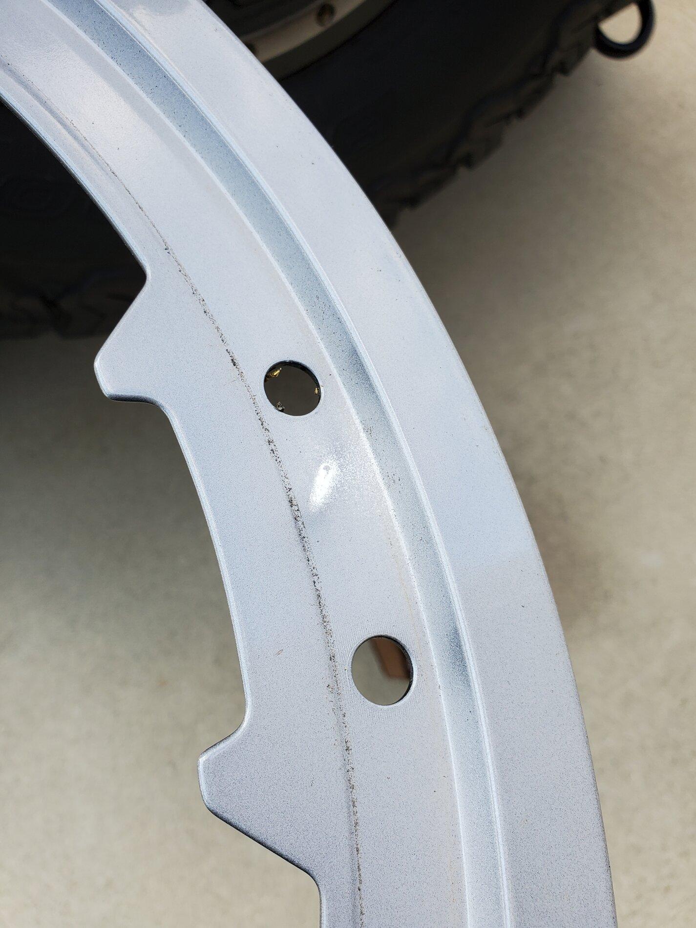 Ford Bronco Beadlock Capable Wheels Rings Removal and Color Changed (Powdercoated) - Non-Sasquatch Badlands 20210727_185232